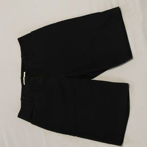 Talbots Outlet Black Flat Front Shorts size 4P